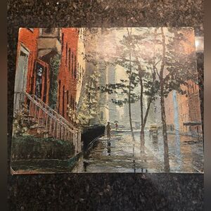 Rainy City Street Print 14 X 11